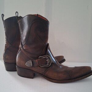 Mark Nason Leather Boots Men Size 9  Made In Italy Western